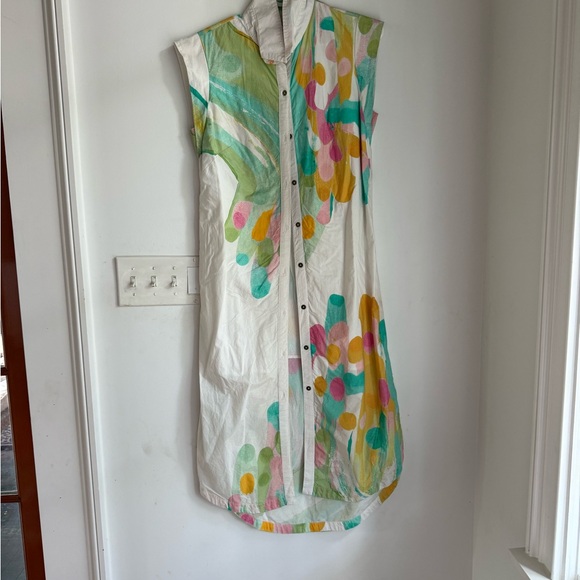 Maeve Dresses & Skirts - Maeve Sleeveless Button-Down Dress